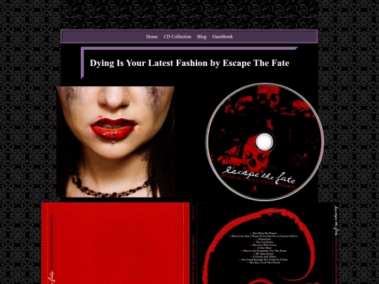 dying is your latest fashion/dyingpage screenshot