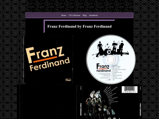 franz ferdinand/franzpage screenshot