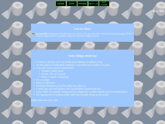 aboutme screenshot