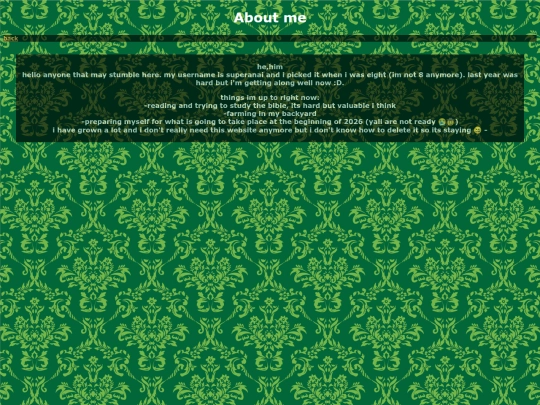 about-me screenshot