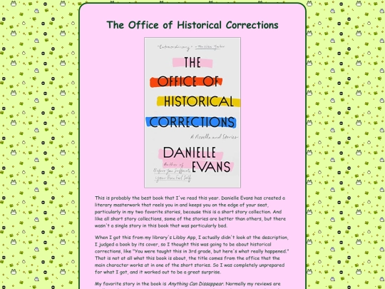 TheOfficeOfHistoricalCorrections screenshot