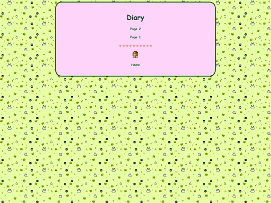 diary screenshot