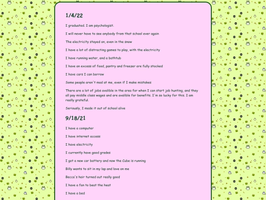 gratitudejournal screenshot