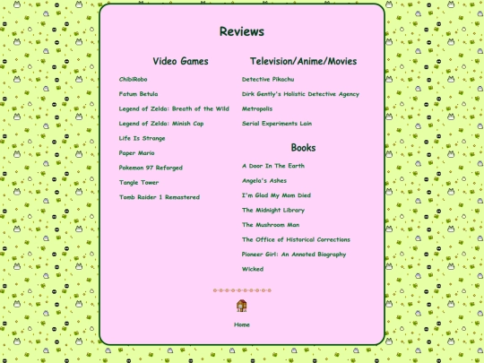 reviews screenshot