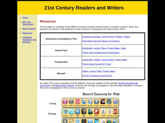 Resources screenshot