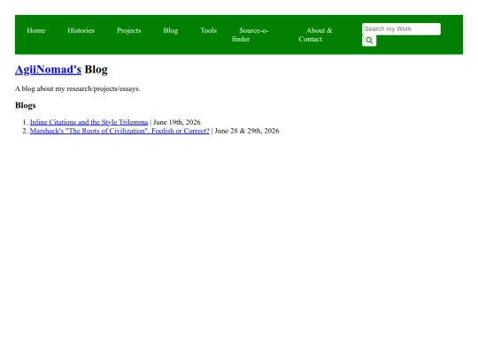 blog screenshot