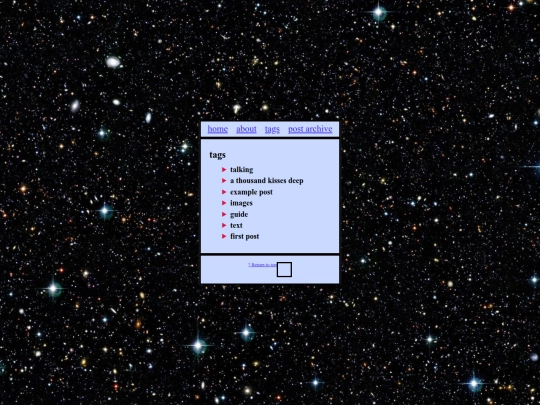 tags screenshot
