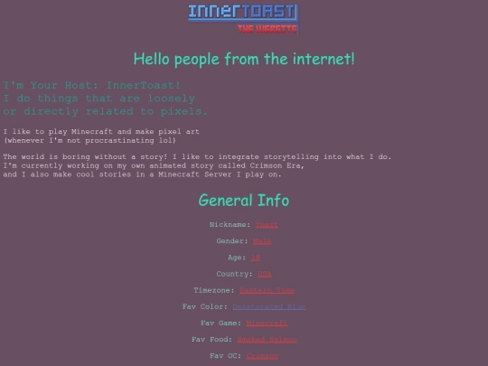 aboutme screenshot