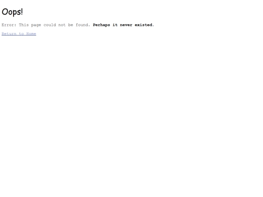 not_found screenshot