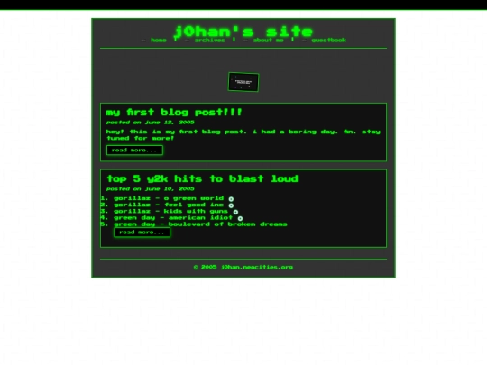 index screenshot