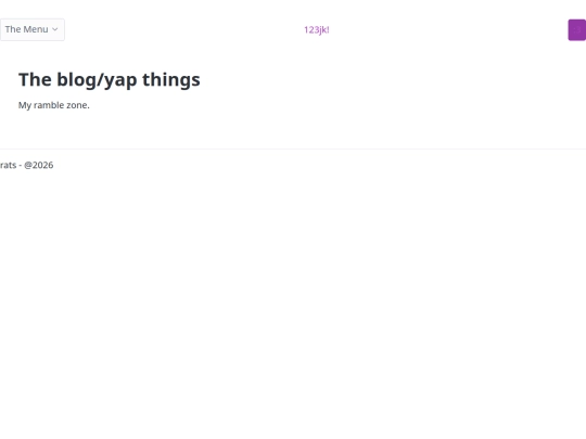 Blogg screenshot