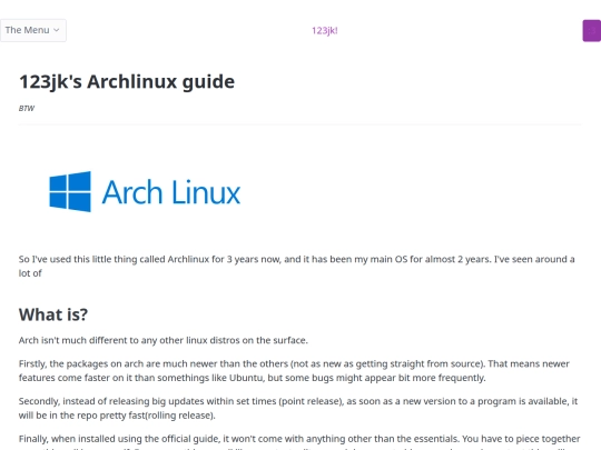 Computy/archguide screenshot