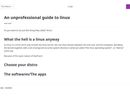 Computy/linuxguide screenshot