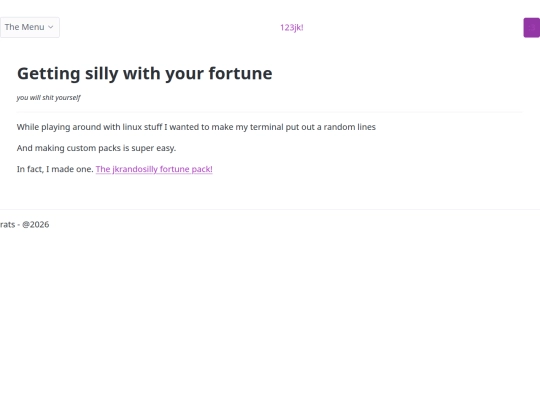 Computy/silly_fortune screenshot