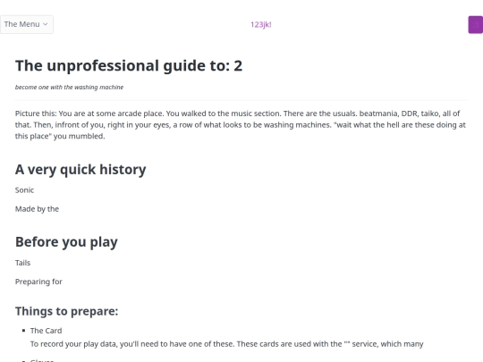 Gaming/mguide screenshot