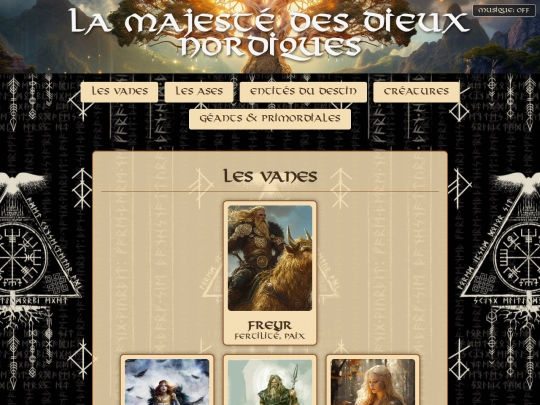 projet html/vanes screenshot