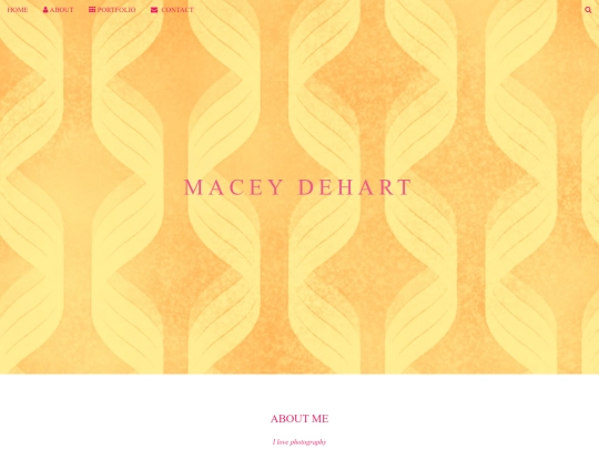 maceydehart-portfolio screenshot
