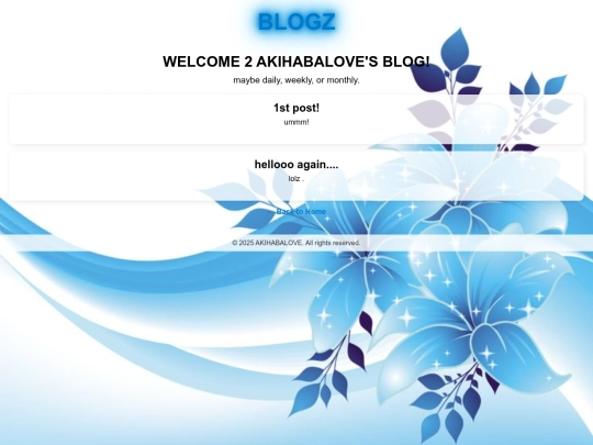 blog screenshot