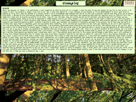 blog screenshot
