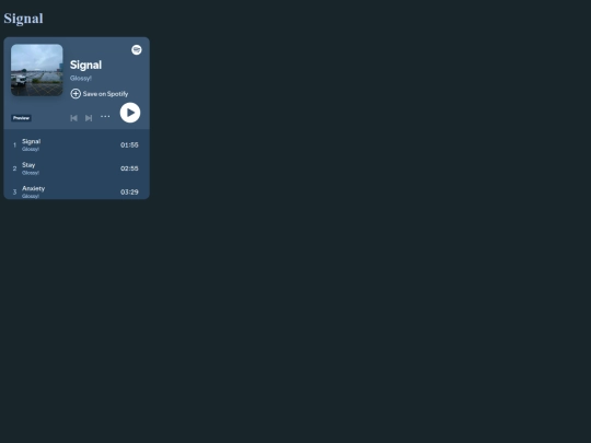signal screenshot