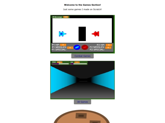 gamessection screenshot