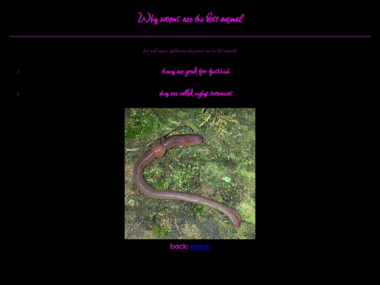 worm/worm screenshot