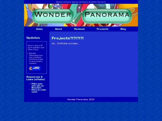 projects screenshot