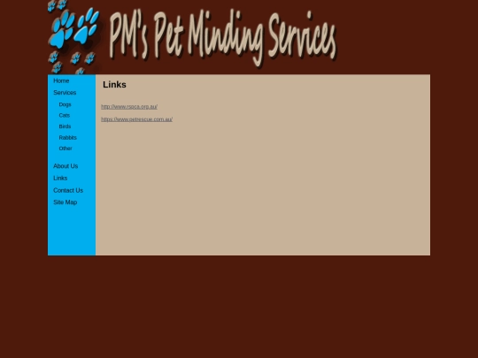 Links screenshot