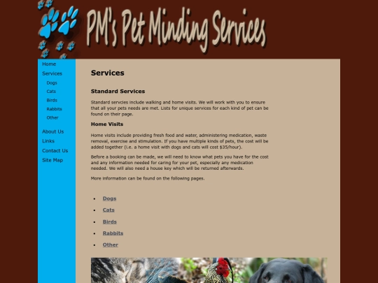 Services screenshot