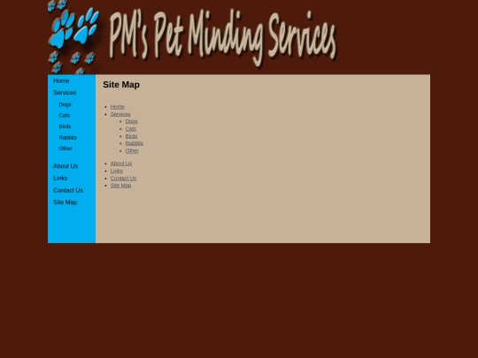 Site Map screenshot