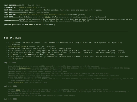 changelog screenshot