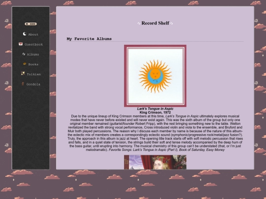 albums screenshot