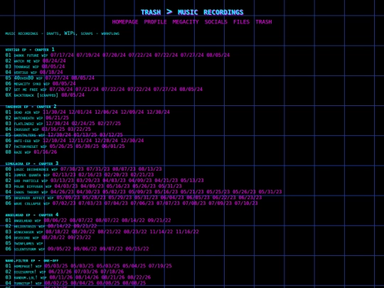 music-recordings screenshot