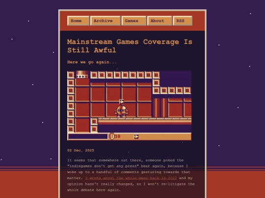 posts/2025-12-02-Mainstream-Games-Coverage-Is-Still-Awful screenshot