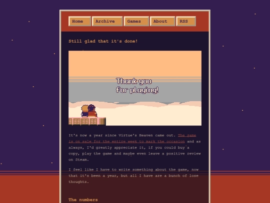 posts/2026-05-20-The-Virtues-Heaven-One-Year-Anniversary-Post screenshot