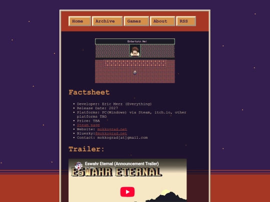 posts/eswahr-eternal-presskit screenshot