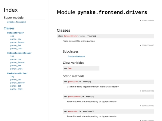 frontend/drivers screenshot