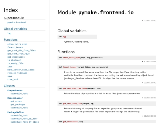 frontend/io screenshot
