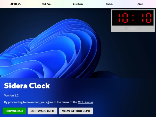 downloads/clock screenshot