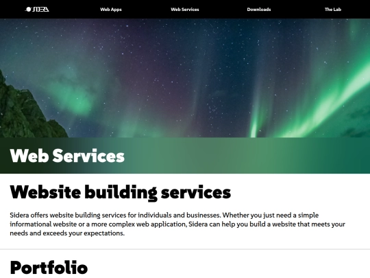 web screenshot