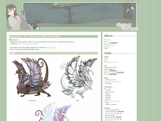 V2/pages/mecollectionflightrisingdragons screenshot