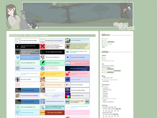 V2/pages/mecollectionuserbars screenshot