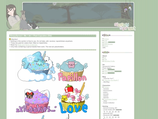 V2/pages/mepixelcupcakes screenshot