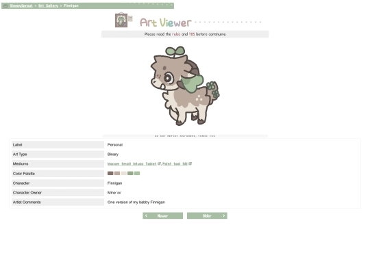 V4/p/artgallery/Finnigan screenshot