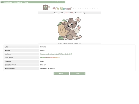 V4/p/artgallery/Pokey screenshot