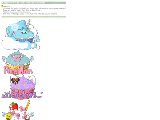 pages/mepixelcupcakesold screenshot