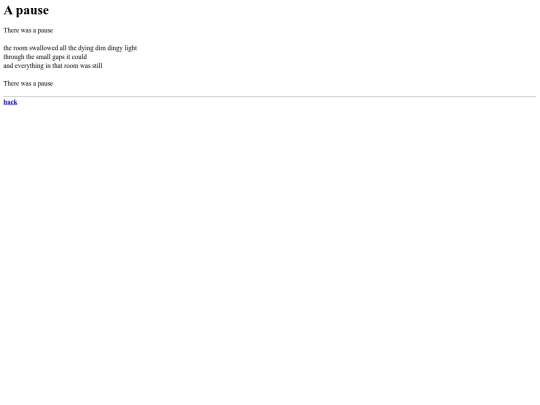 poems/apause screenshot