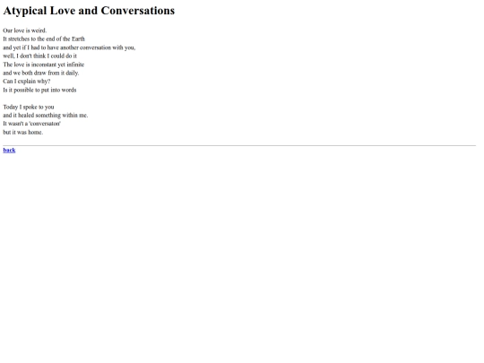 poems/atypicalloveandconversations screenshot