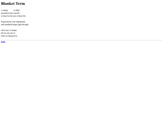poems/blanketterm screenshot