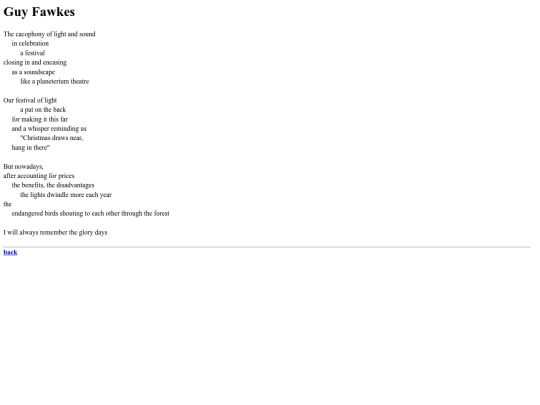 poems/guyfawkes screenshot